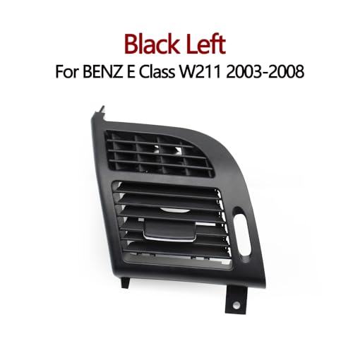 Dashboard Auto-Armaturenbrett-Klimaanlage links rechts AC-Entlüftungsgitter Auslassblende Abdeckung/Fit for BENZ E-Klasse W211 2003-2008(Black Left) von KFJFDHES