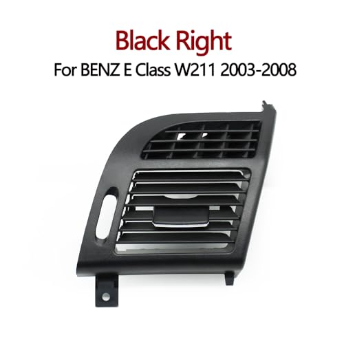 Dashboard Auto-Armaturenbrett-Klimaanlage links rechts AC-Entlüftungsgitter Auslassblende Abdeckung/Fit for BENZ E-Klasse W211 2003-2008(Black Right) von KFJFDHES