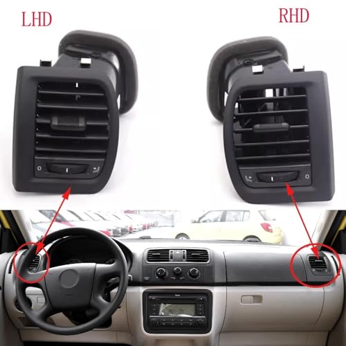 Dashboard Dumme schwarze Entlüftungsöffnung/passend for Skoda Fabia 2 mk2 Roomster 2007 2008 2009 2010 Armaturenbrett-Mitte 5j0820951e 5J0819701 5J0819702(Left and Right) von KFJFDHES