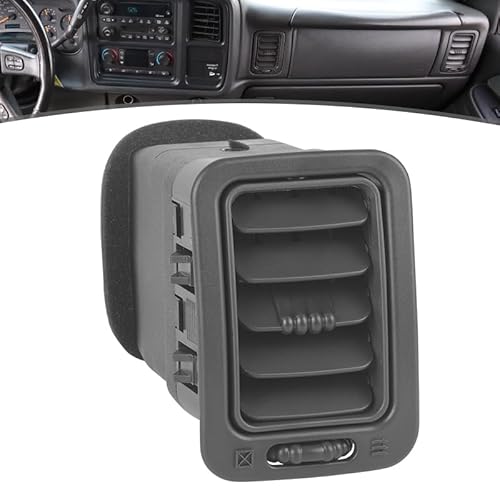 Dashboard Mittelkonsole A/C-Entlüftungsdüse for Klimaanlage/Passend for Chevy Silverado Sierre Tahoe/Passend for Suburban Yukon Avalanche 1999~2006(1pc Dark grey) von KFJFDHES