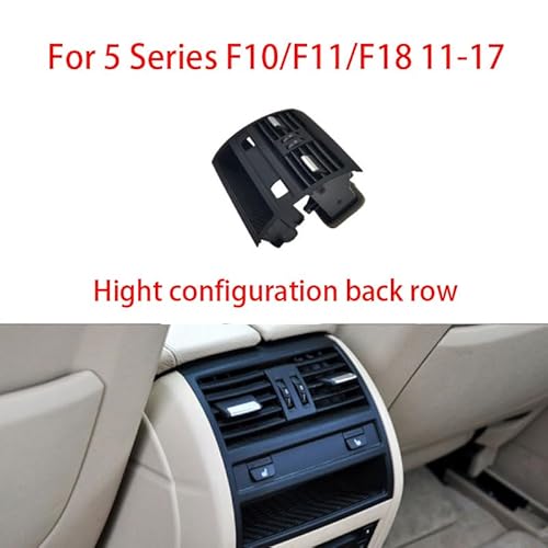 Dashboard Ventilation Grille Auto-Armaturenbrett links rechts Mitte hinten Klimaanlage AC Vent Montage/Fit for BMW F10 F11 64229166885/64229166883/64229166884(Highe back row) von KFJFDHES