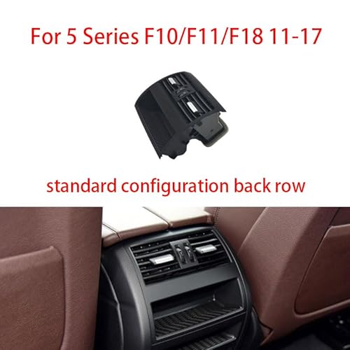 Dashboard Ventilation Grille Auto-Armaturenbrett links rechts Mitte hinten Klimaanlage AC Vent Montage/Fit for BMW F10 F11 64229166885/64229166883/64229166884(Standard back row) von KFJFDHES
