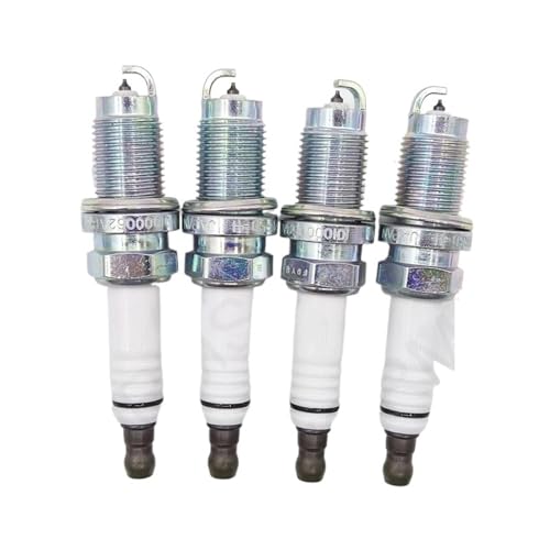 KFJFDHES 4 Stück PZFR5D11 Laser Platinum Zündkerze für VW Jetta, Passat, Golf 2.0L, 2.8L, PZFR5D-11, 7968 Automotor mit Soliden Terminal von KFJFDHES