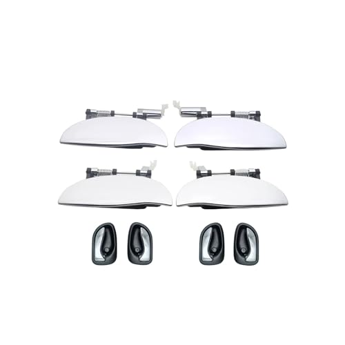 KFJFDHES 8PCS EIN AUTO SET TÜRGRIFF/Fit for HYUNDAI ATOS 01 / ATOS PRIME 01- / VISTO 01- Auto Innentürgriffe von KFJFDHES