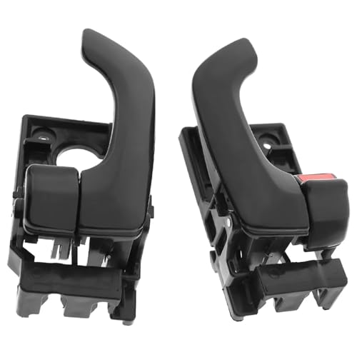 KFJFDHES Innentürgriff links rechts 4 Stück/passend for Kia Optima 2006 2007 2008 2009 2010 2.4L 2.7L Schwarz 82620-2G000 82610-2G000-B Auto Innentürgriffe(Left Side) von KFJFDHES