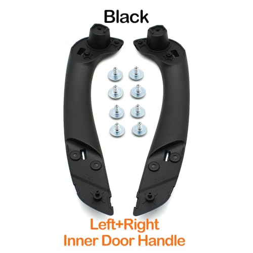 KFJFDHES Innentürgriff vorne links rechts mit Abdeckung/passend for Renault Megane 3 III Fluence 2008–2016 809600015R 197012651 Auto Innentürgriffe(Inner handle-Black 2) von KFJFDHES