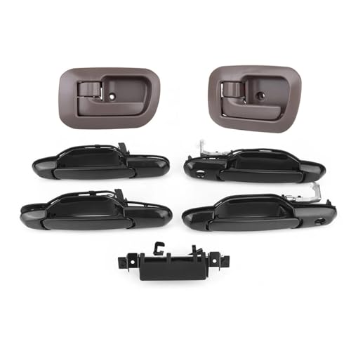 KFJFDHES Türgriffe vorne hinten links rechts innen außen Heckklappengriff Ersatz/passend for Toyota Sienna 1998–2003 Auto Innentürgriffe von KFJFDHES