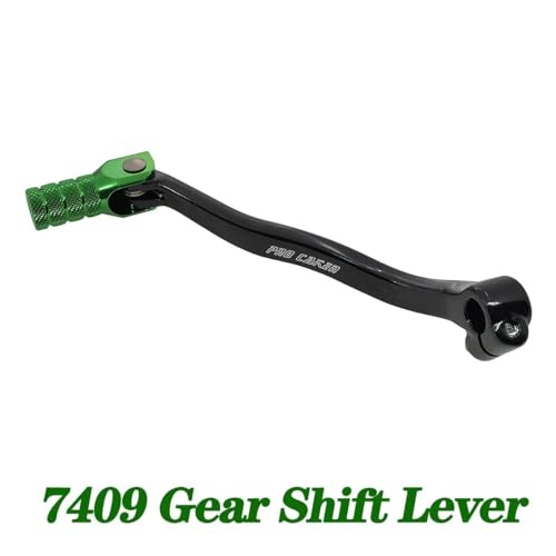 KFJFDHES folding gear lever made of CNC aluminium Motocross-CNC-Schalthebel/Passend for Kawasaki KX250F KX450F KX60 KX80 KX85 KX100 KX250 KX450 KX450X KLX450R KX 250F 450F 2003-2023(7409 Shift Lever) von KFJFDHES