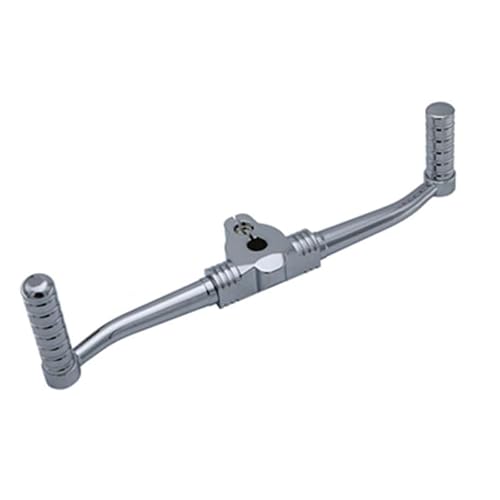 KFJFDHES folding gear lever made of CNC aluminium Motorrad/Passend for BMW R18 Schalthebel Getriebe Bremshebel Pedale Teile Passend for R18 B Transcontinental 2020-2022 2023 Fußrasten Zubehör(Silver) von KFJFDHES