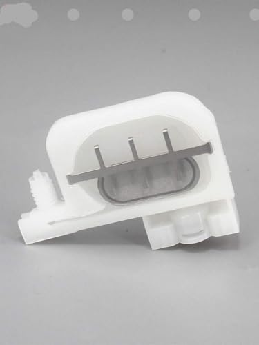 KFJHTWG 10pcs kleine Schwarze Dämpfer kompatibel mit DX3 DX4 DX5 Kompatibel mit Lösungsmitteldrucker R1800 R1900 R1390 R2400 Roland Mutoh Printhead Filter(White Color) von KFJHTWG