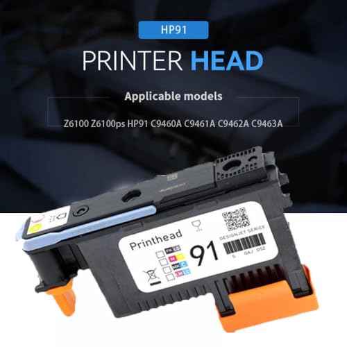KFJHTWG 91 PrinThead -kompatibel mit Z6100 Z6100PS C9460A C9461A C9462A C9463A Druckerteile Teile(C9460A(MK C)) von KFJHTWG