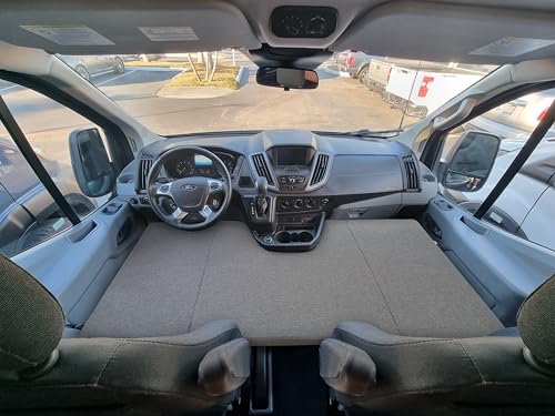 kfoam.es Faltmatratze für den Fahrerbereich von Wohnmobilen Ford Transit, Grau von K´Foam Store