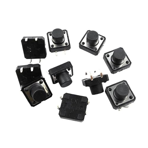 10 teile/los 12 * 12 * 8,5 MM schalter 4-pin kupfer pin taste schalter 12x12x8,5mm 500000 mal lebensdauer(Green) von KFVMVTDW