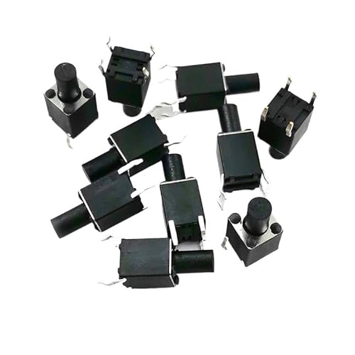 10PCS 6 * 6 hohe basis taste schalter höhe 12 14 17mm hohe abdeckung takt schalter 6x6x12 6x6x14 6x6x17(S4F-614H-10PCS) von KFVMVTDW