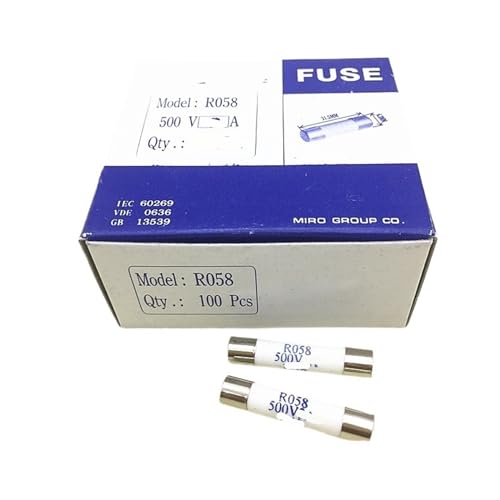 10PCS Keramik-Sicherungsrohr 0,5A 1A2A3A4A5A6A8A10A13A15A16A20A25A30A6,3A(4A) von KFVMVTDW