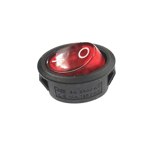 1PCS 6A 250V Oval Wippschalter Rot mit Licht Ein/Aus 3ft Wasserkocher Boot Typ Power schalter 1PCS 6A 250V Oval Wippschalter Rot mit Licht Ein/Aus 3ft Wasserkocher Boot Typ Power schalter von KFVMVTDW