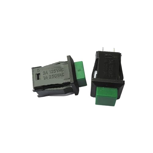 1PCS DS-429A DS-429B quadratischer Tastenschalter mit Schloss-Selbst-Reset-Schalter 1PC(DS-429B Green Unlock) von KFVMVTDW