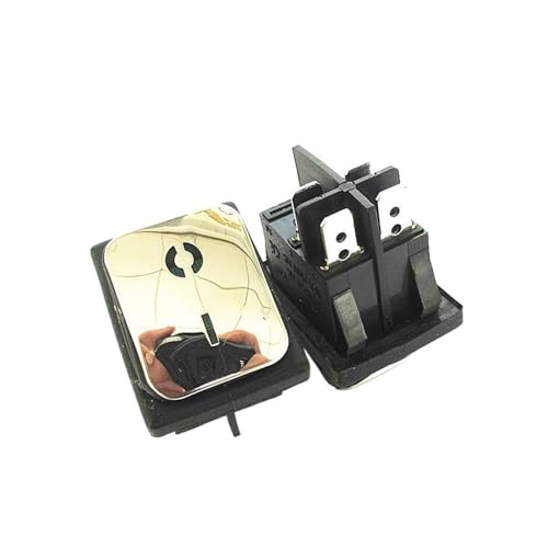 1PCS KCD4 20A edelstahl oberfläche wasserdicht rocker schalter silber kontaktieren hohe strom power boot schalter(KCD4 Green x1PC) von KFVMVTDW