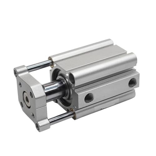 CQMB Typ CQMB25, nicht magnetischer Hub, 5–100 mm dünner Zylinder, doppeltwirkender Führungsstangen-Kompaktzylinder(20mm stroke) von KFVMVTDW