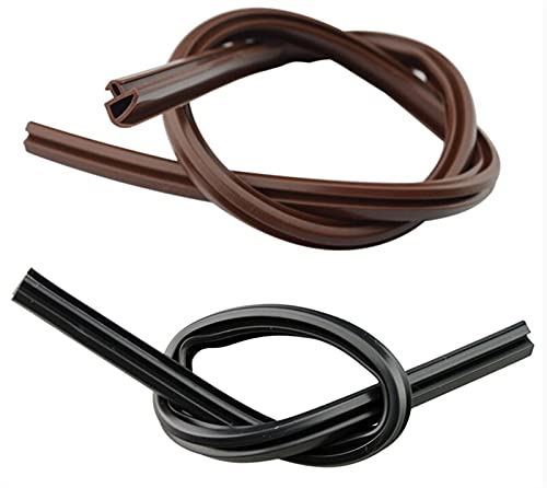 Fensterdichtung,Fensterdichtungen Kunststofffenste Gummi-Tür-Dichtungsstreifen Fenster-Dichtung Burlet-Isolierung winddicht wasserdichte Gummi-Streifen-Fenster-Dichtungen(Brown) von KFXYSM