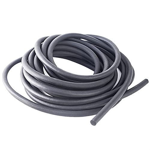 Fensterdichtung,Fensterdichtungen Kunststofffenste Schwarze Schaumstoff-Silikon-Gummi-Dichtungsstreifen Runde Dia Cord Schauming Gummiformdämpfer Wasserdicht(10M_O_DIA 3.0MM) von KFXYSM