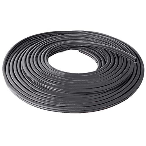 Fensterdichtung,Fensterdichtungen Kunststofffenste Silikongummi-Dichtungsstreifen-Türfenster-Schalldämmung winddicht selbstklebende Seitlücke Türrahmen-Hardware(10mmx1mm) von KFXYSM