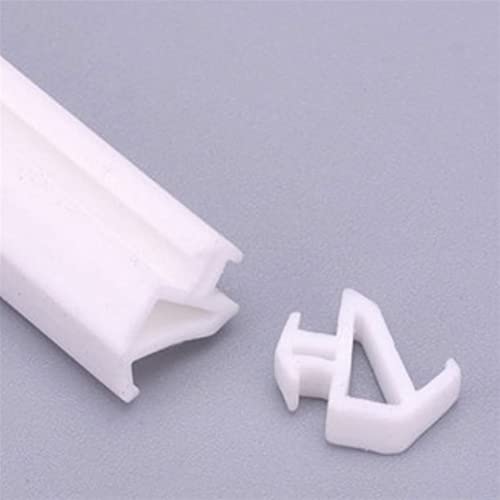 Fensterdichtung,Fensterdichtungen Kunststofffenste Tubular Dichtung Weathertrip Aluminium Türfenster Slot Dichtungsstreifen Dreieck Silikonkautschuk(White) von KFXYSM