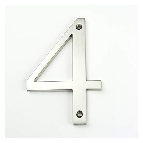 Hausnummernschild Retro 10cm Big Modern House Nummer Tür Home Adresse Mailbox-Nummern Hausnummer Digital-Tür-Außenschild 4 Zoll(4) von KFXYSM