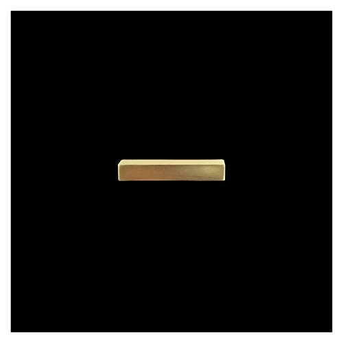 Hausnummernschild Retro 125mm Goldene schwimmende Moderne Hausnummer Satin Messing Tür Home Adressnummern for Haus Digital-Außenzeichen-Platten 5 in 0-9(Dash Sign) von KFXYSM