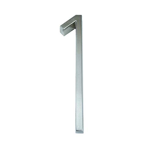 Hausnummernschild Retro 12cm Silber Hausnummer Zeichen 0-9 Alphabet Buchstaben 5 Zoll Dash Slash Signage Heimtürnummern Außenadresse(1) von KFXYSM
