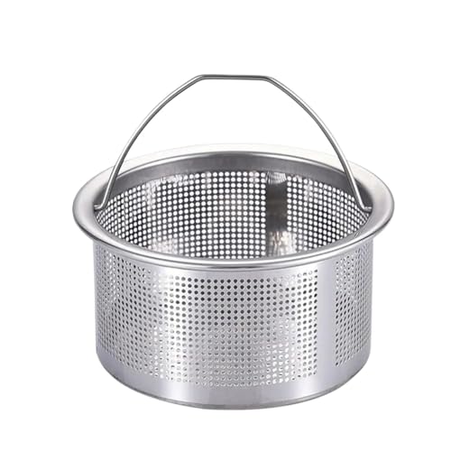 KFXYSM Abflusssieb, Abflussstopfen Edelstahl Küchenspüle Sieb Stecker Schließen Loch Becken Spüle Abflussfilter Korb Mit Griff Abfluss Küchenzubehör(4cm) von KFXYSM
