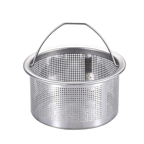 KFXYSM Abflusssieb, Abflussstopfen Edelstahl Küchenspüle Sieb Stecker Schließen Loch Becken Spüle Abflussfilter Korb Mit Griff Abfluss Küchenzubehör(5cm) von KFXYSM