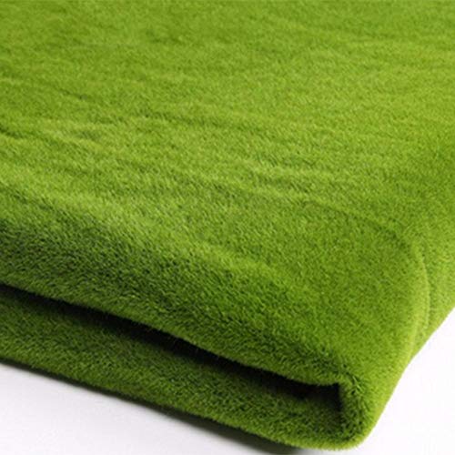 KFXYSM Kunstrasen Outdoor,Rasenteppich 1MX1M Strohmatte Grün Künstliche Rasen Teppich Fake Turf Home Garten Moss Body DIY Hochzeit Dekoration Gras(D) von KFXYSM