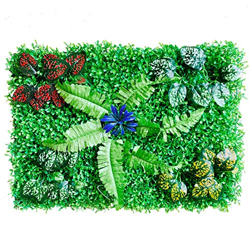 KFXYSM Kunstrasen Outdoor,Rasenteppich Dekoration Künstliche Pflanze Rasen Gras Gefälschte dekorative Wandpflanze Garten Outdoor Innendekoration von KFXYSM