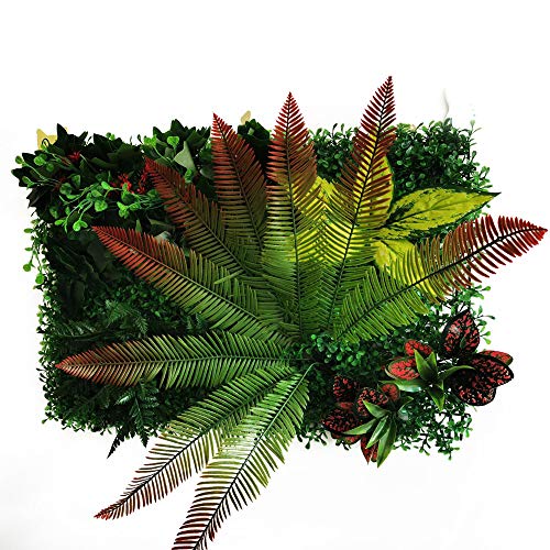 KFXYSM Kunstrasen Outdoor,Rasenteppich Künstliche Pflanze Rasen Blume Wandtafel Hintergrund Gras Traube Morgen Glory Home Decoration(White) von KFXYSM