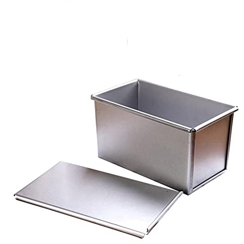 KFXYSM Pizzablech, Pizzateller Rechteckige Aluminiumplatte Laib Brotkuchenpfanne Zinn mit Abdeckungs-Toast-Formen-Lehn Gebäck Backen Backformen DIY Nicht-Stock-Backen KFXYSM Pizzablech, Pizzateller Rechteckige Aluminiumplatte Laib Brotkuchenpfanne Zinn mit Abdeckungs-Toast-Formen-Lehn Gebäck Backen Backformen DIY Nicht-Stock-Backen von KFXYSM