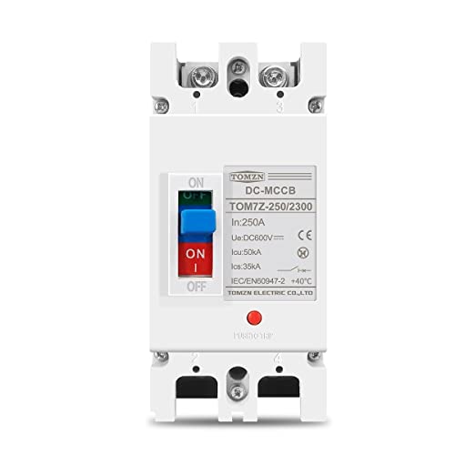KFXYSM Sicherungsautomat, Leitungsschutzschalter 2P DC 600V DC Solar-Kompaktleistungsschalter MCCB Überlastschutz Schalterschutz for Solar-Photovoltaik-PV(150A) von KFXYSM