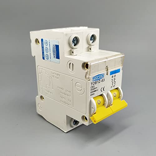 KFXYSM Sicherungsautomat, Leitungsschutzschalter 2P DC 600V. Leistungsschalter MCB C. Kurve Single Pole Direktstromsicherung for PV(2P 50A) von KFXYSM