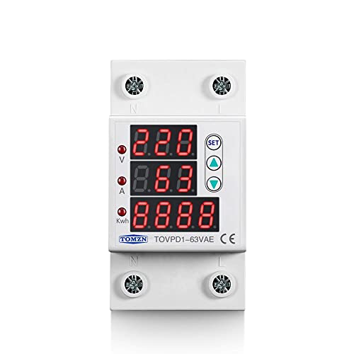 KFXYSM Sicherungsautomat, Leitungsschutzschalter 6. 3A 230V 3in1. Zeige DIN Rail einstellbar über und unter Spannung Schutzvorrichtung Protector Relay mit Überstromschutz KFXYSM Sicherungsautomat, Leitungsschutzschalter 6. 3A 230V 3in1. Zeige DIN Rail einstellbar über und unter Spannung Schutzvorrichtung Protector Relay mit Überstromschutz von KFXYSM