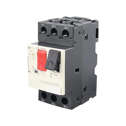 KFXYSM Sicherungsautomat, Leitungsschutzschalter Motorschutzschalter 3P-Wärme-Magnet-Typ-Motorbrecher MPCB Schaltfläche des Leistungsschalters(ME07C 1.6-2.5) von KFXYSM