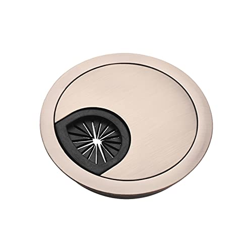 Kabeldurchführung Schreibtisch,Kabeldurchlass 2 Stück Zink-Alloy-Schreibtisch-Drahtloch-Cover-Computer-eidige Tidy-Tatsel-Tisch-Kabel-Auslass-Anschluss-Oberflächenleitungs-Box-Tabellenkabel-Befestigun von KFXYSM