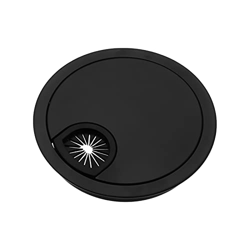 Kabeldurchführung Schreibtisch,Kabeldurchlass 2 Stück Zink-Alloy-Schreibtisch-Drahtloch-Cover-Computer-eidige Tidy-Tatsel-Tisch-Kabel-Auslass-Anschluss-Oberflächenleitungs-Box-Tabellenkabel-Befestigun von KFXYSM