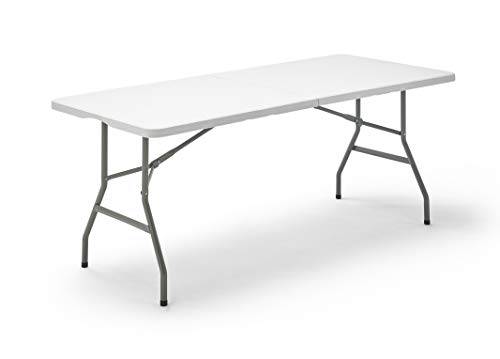 KG KITGARDEN - Klapptisch, tragbar, multifunktional, 180 x 74 x 74 cm, Weiß KG KITGARDEN - Klapptisch, tragbar, multifunktional, 180 x 74 x 74 cm, Weiß von KG KITGARDEN
