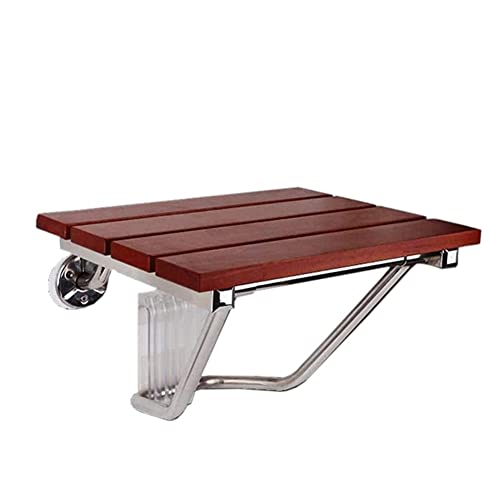 KG7HQRP Duschhocker Edelstahl Wandstuhl Wandhalterung Ergonomischer Klappbarer Duschsitz Bank Badezimmerhocker Geeignet für ältere schwangere Frauen oder Menschen von KG7HQRP
