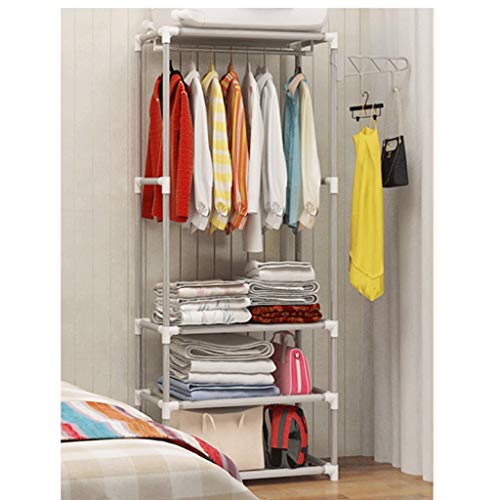 KG7HQRP Industrielle Garderobe, Schuhbank, Eingangsbereich, Aufbewahrungsregal, Akzentmöbel mit Metall, 3-in-1-Design (Farbe: B) (A) von KG7HQRP