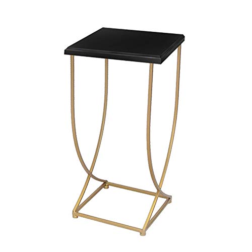KG7HQRP Nordischer Wohnzimmer-Sofa-Beistelltisch, Schmiedeeisen, Nachttisch, Regal (Farbe: A) (B) von KG7HQRP