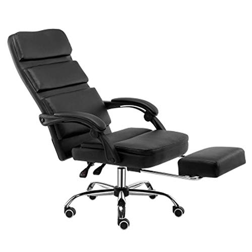 KG7HQRP Renovierung Haus Bürostuhl Business Boss Stuhl Leder Heben Rücken Drehstuhl Liegestuhl Studie Konferenz Stuhl Gaming Stuhl grau A von KG7HQRP