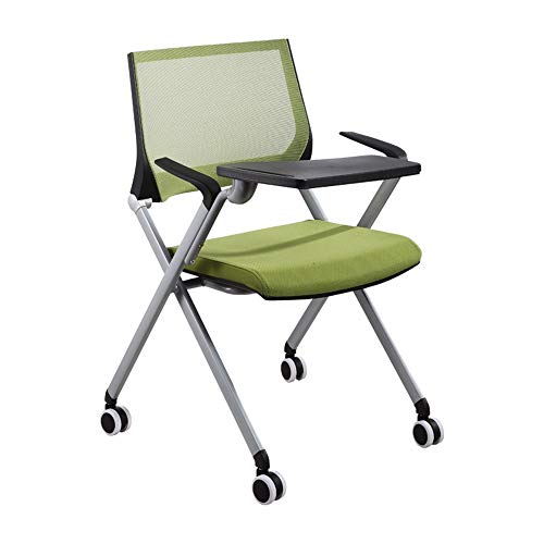 KG7HQRP Renovierung Haus Bürostuhl Schreibtischstuhl Klappstuhl Bürostuhl Schreibtischstuhl Klappbare Armlehne Ergonomischer Arbeitsstuhl Kompakte Armlehne Ergonomischer Arbeitsstuhl (Farbe: Grün von KG7HQRP