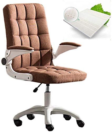 KG7HQRP Renovierung Haus Bürostuhl mit Armlehnen Schreibtischstuhl Computerstühle Videospielstuhl Drehstühle (Farbe: Grau) von KG7HQRP