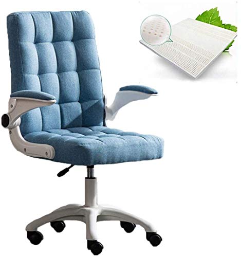 KG7HQRP Renovierung Haus Bürostuhl mit Armlehnen Schreibtischstuhl Computerstühle Videospielstuhl Drehstühle (Farbe: Grau) von KG7HQRP